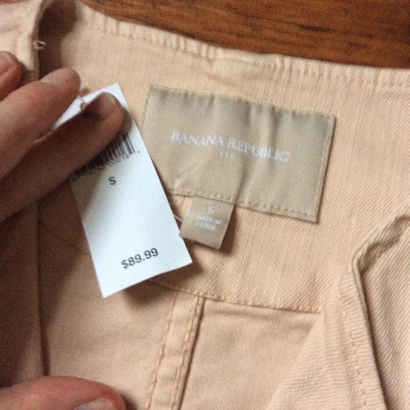 Banana republic pink denim jacket S - Picture 3 of 5